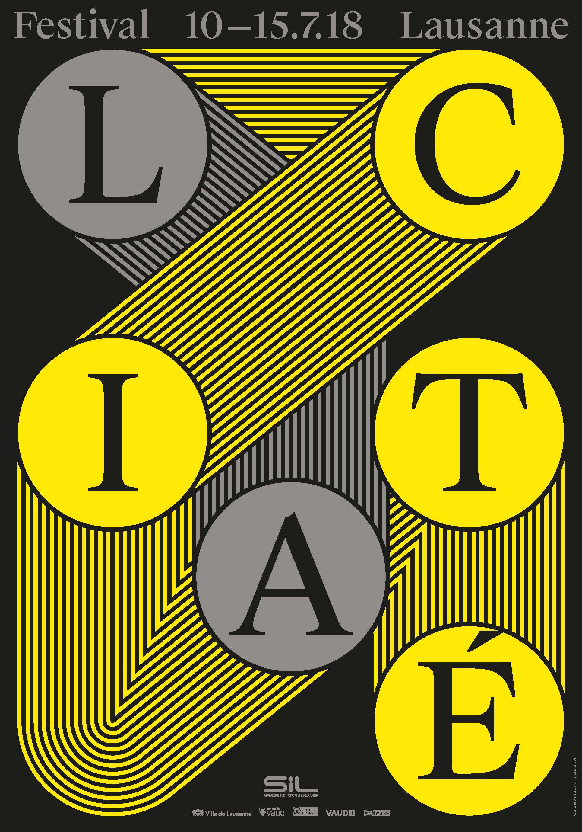 Poster of the Festival de la Cité Lausanne 2018
